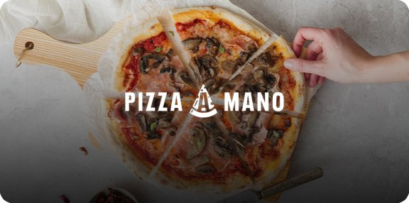 Pizza a mano Logo